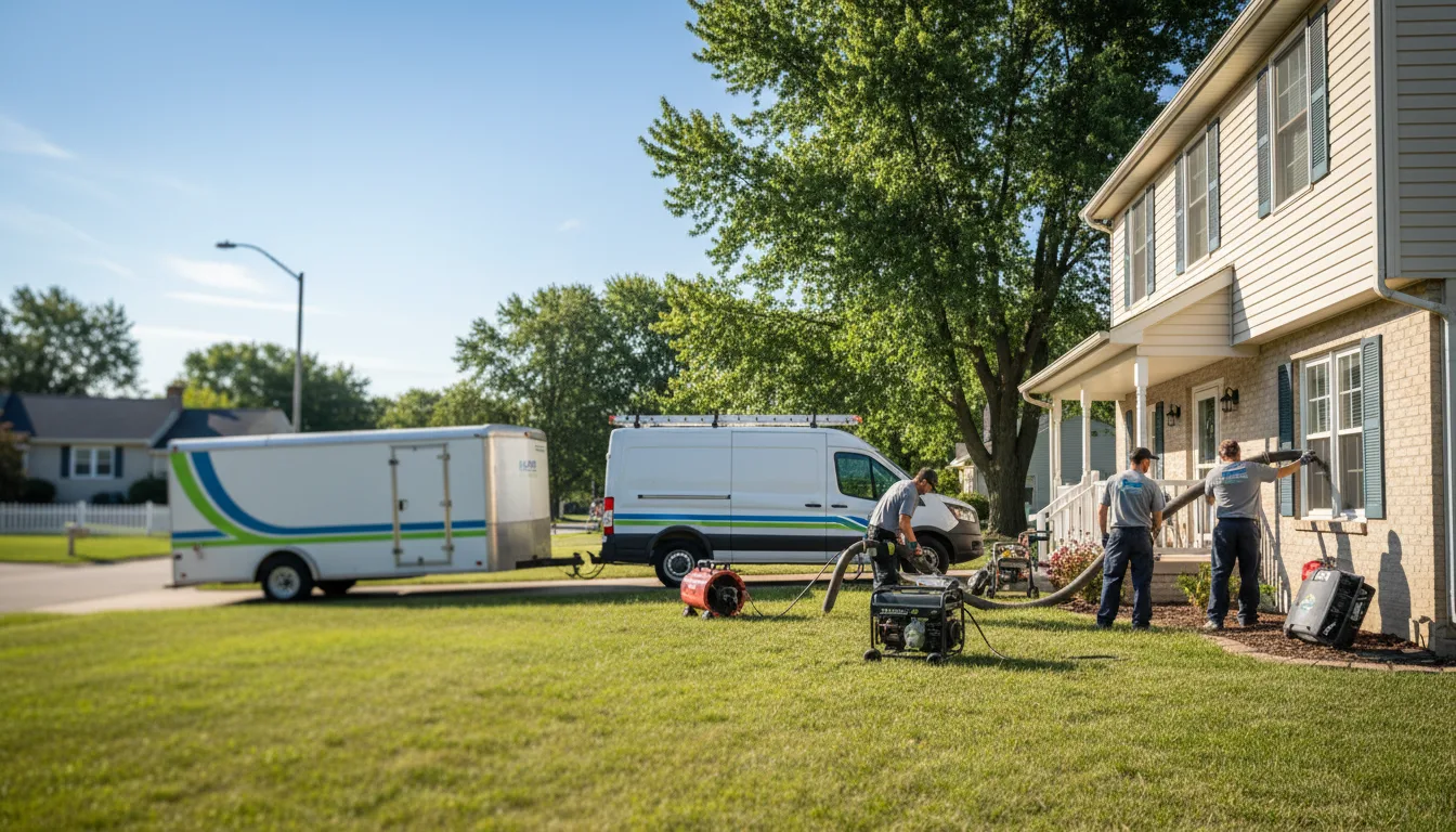 Flooded Basement Restoration And Cleanup With Repair in Valders, WI near me